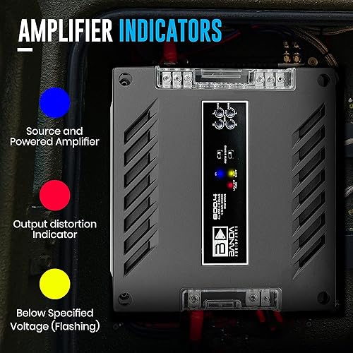 Miniatura 3 de Banda Audioparts AMPLIFICADOR DE COCHE OHM 800 WATT 4 CH 1