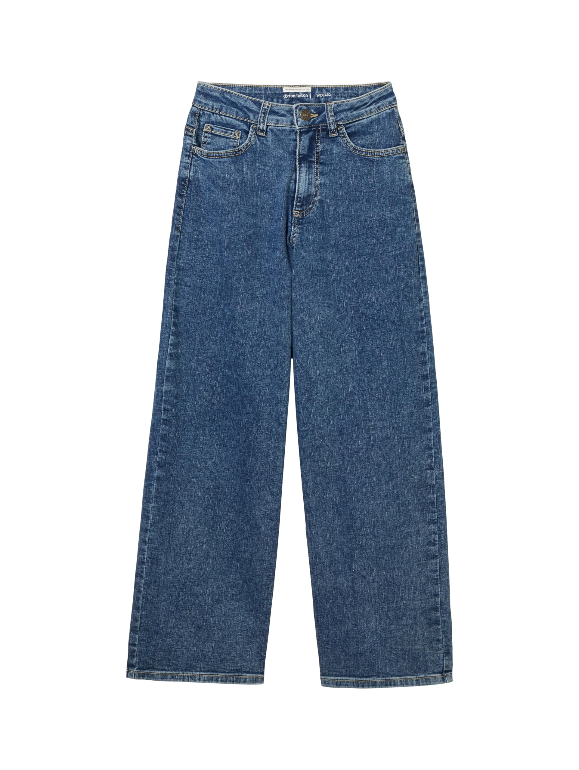 TOM TAILOR Mädchen Kinder Wide Leg Fit Jeans