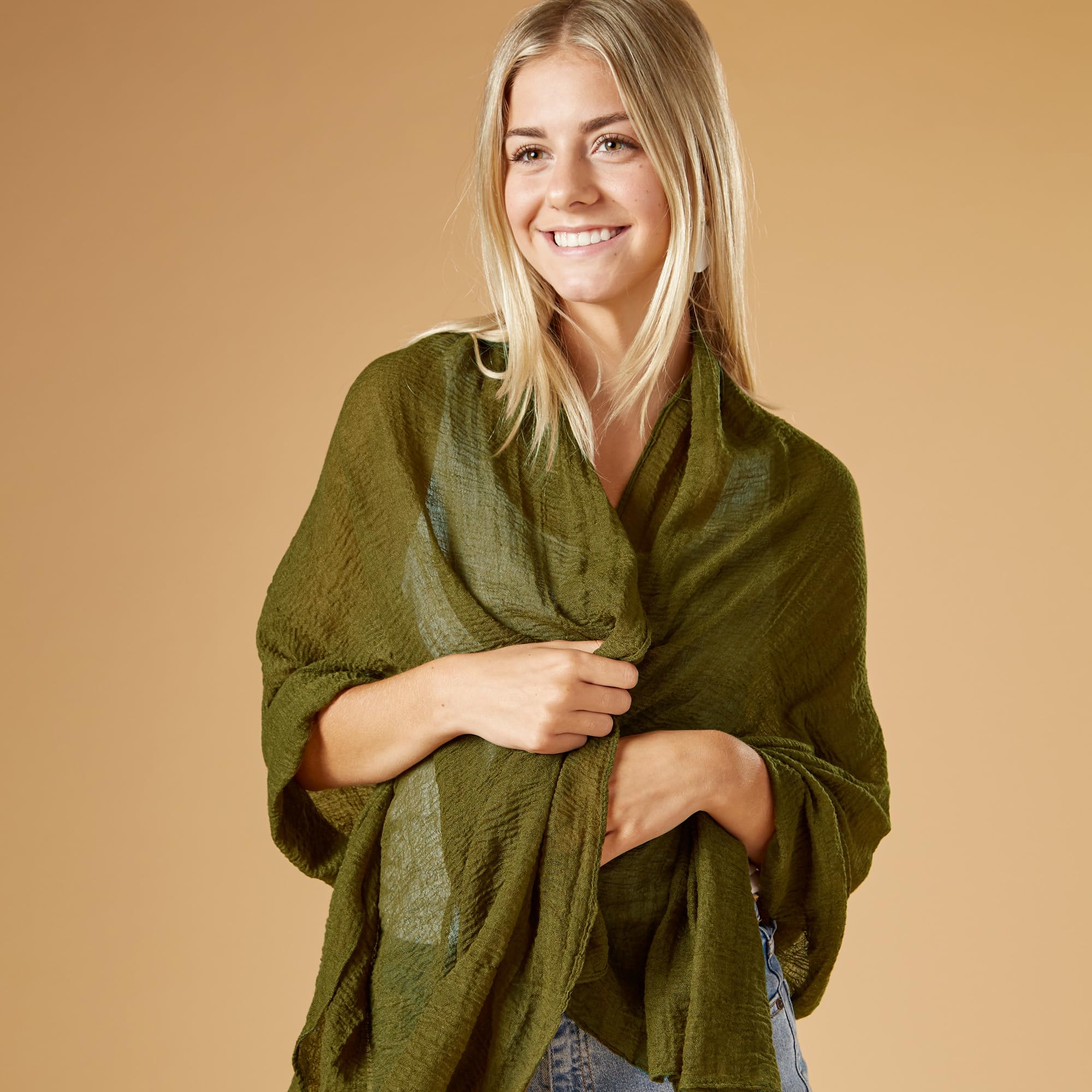 Hadley Wren Tickled-Bufanda Ligera para Mujer, Color Azul Marino, Talla única