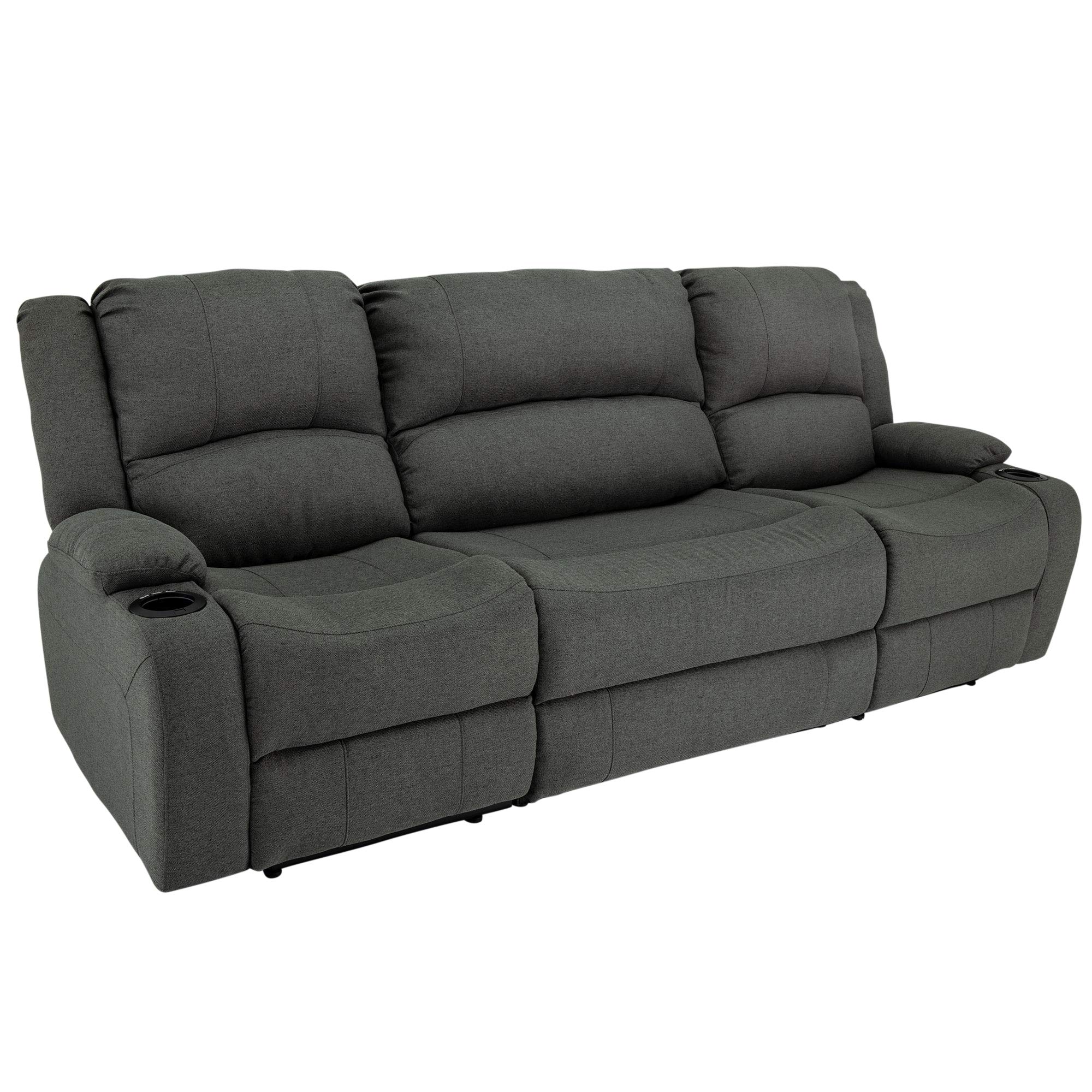 RecPro Charles Powered 94" RV Wall Hugger Reclining Loveseat Fossil