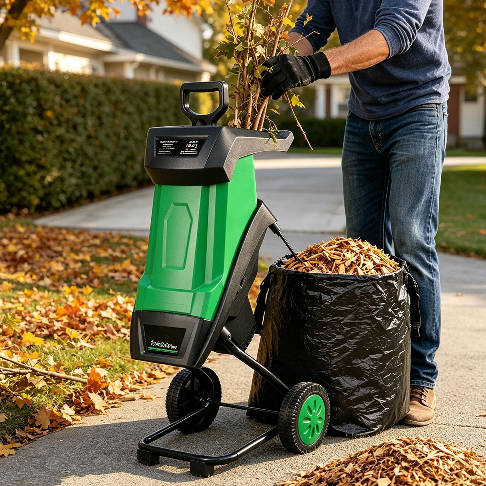 Trituratore Elettrico 2400W Lame Manganese