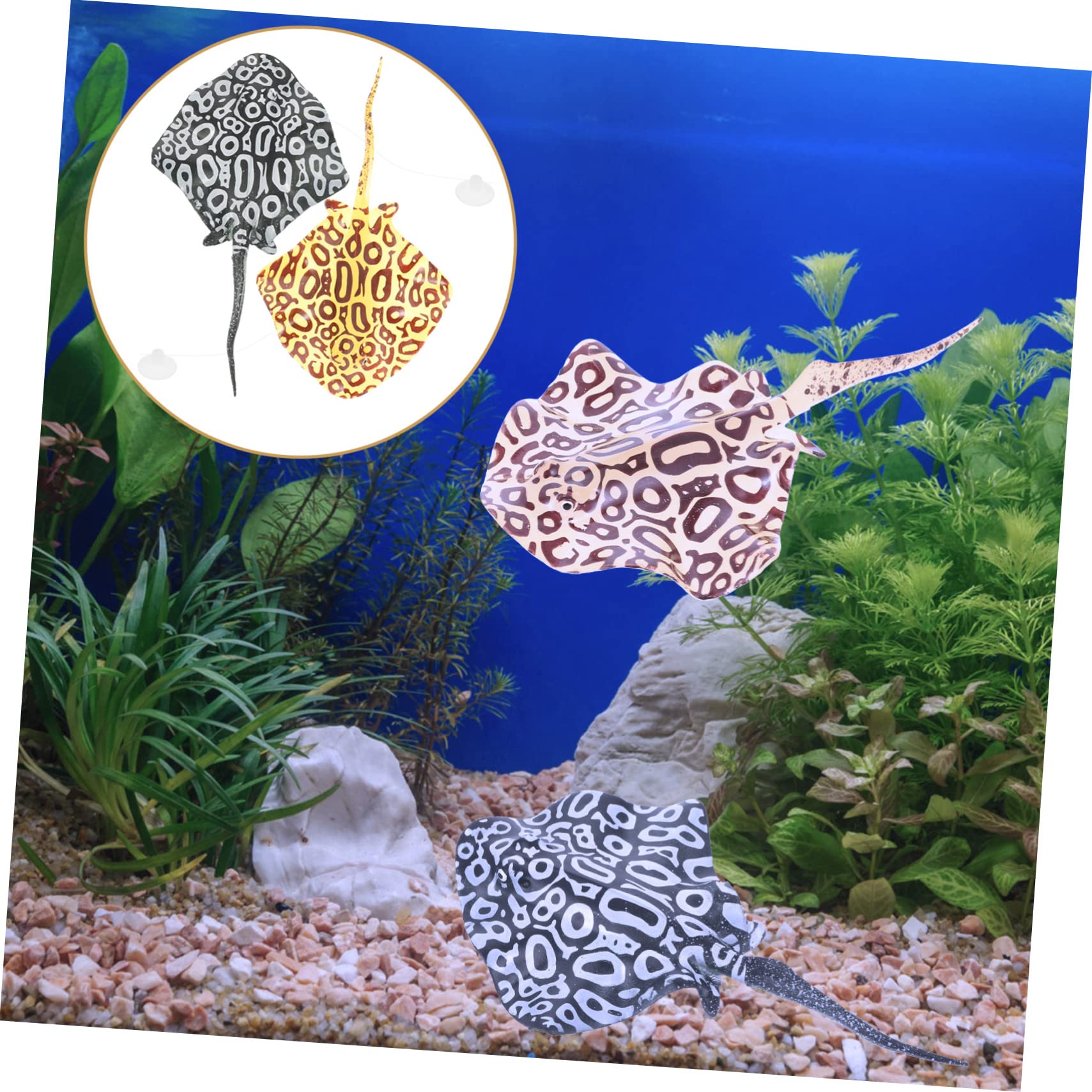 ifundom 10stücke Silicone Fish Figurine Aquarium Deko Lebensechte Fake Fische Für Fischtank Und Aquarien Gelb Und Schwarz Langlebig Und Naturgetreu