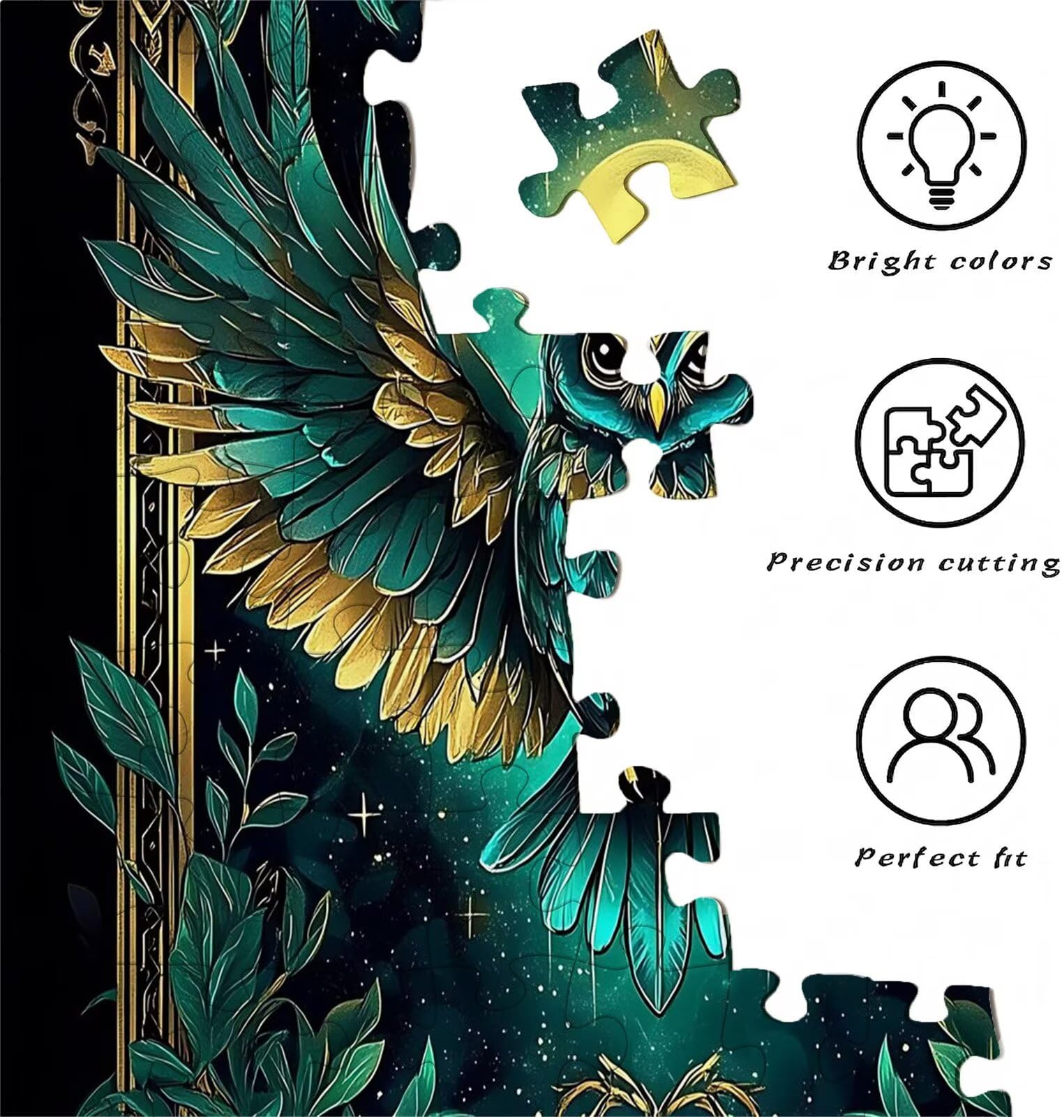 Puzzle 2000 elementów, drewniane puzzle dla dorosłych – Impossible Puzzle 99,5 x 70,5 cm, niffy myślenie i sport myślenia dla kobiet i mężczyzn, gra rodzinna na wieczory z grami, prezent dla kobiet