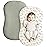 Konssy Muslin Baby Lounger Cover 2 Pack, 100% Cotton Newborn Lounger Cover, Soft and Breathable Lounger Slipcover for Boys Girls, Covers Only (Rabbit,Fog Green)