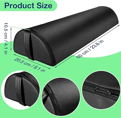 Miniatura 2 de Noverlife Cojines de Masaje Grandes Mejorados para Debajo de las Piernas, 24 x 8 x 4 pulgadas Cojín de Pierna para Mesa de Masaje Almohada de Media