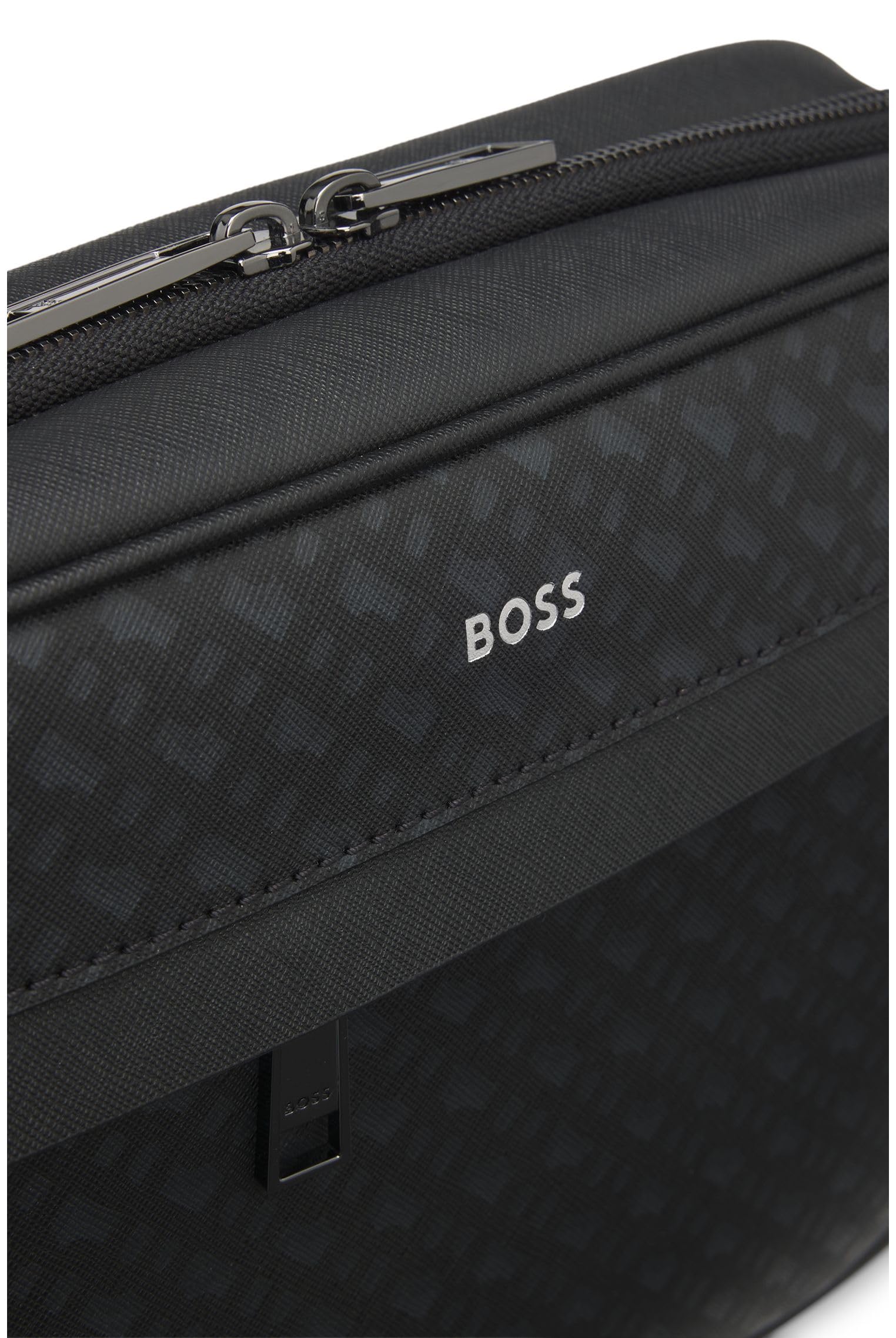 BOSS borsa da toilette Zair MN Washbag Black nero