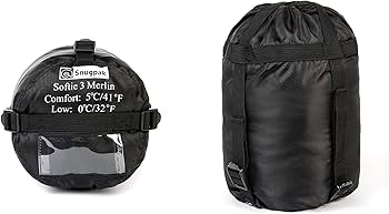Amazon.com : Snugpak Softie 3 Merlin Sleeping Bag 41F, Black