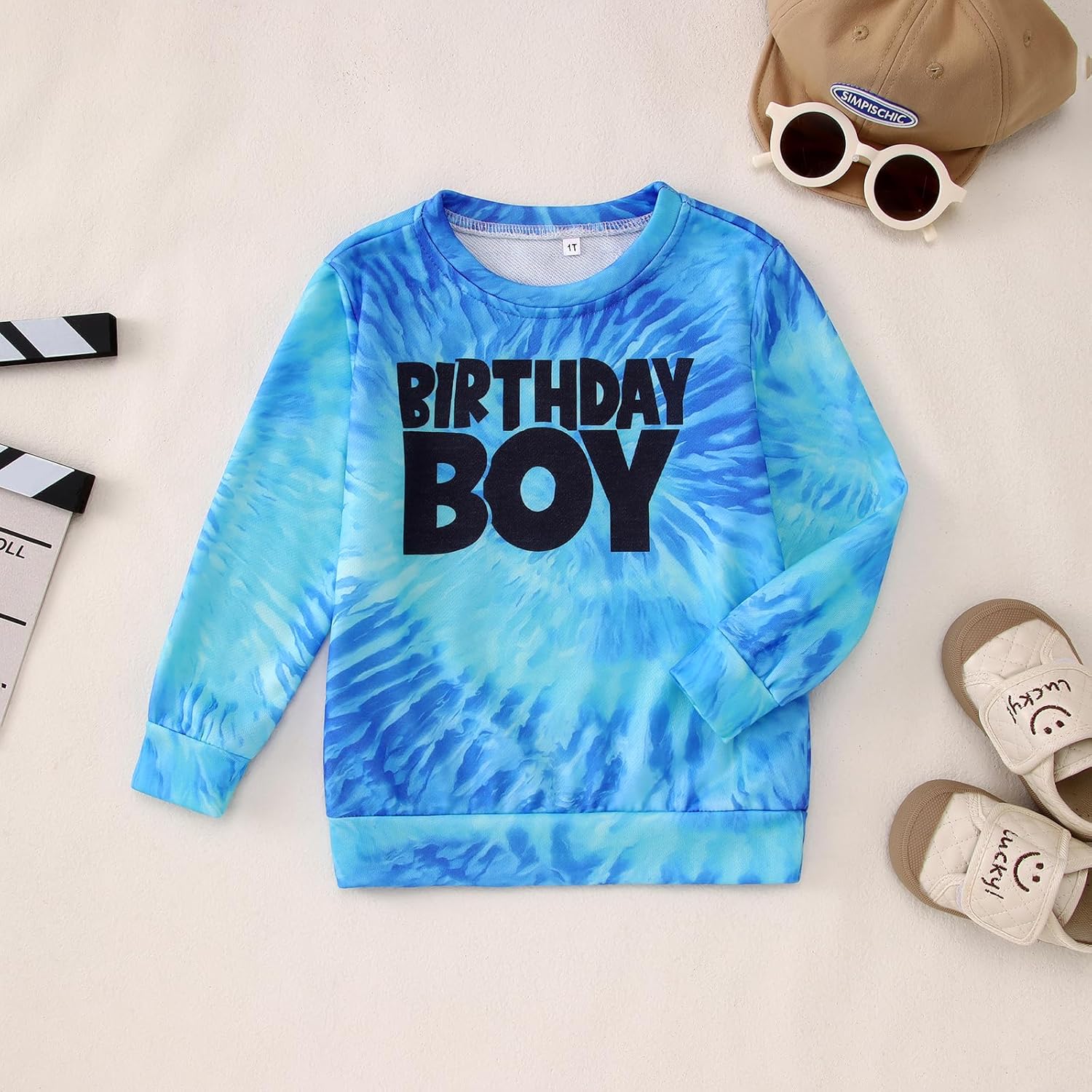 Birthday Boy Sweatshirt 1-8 Years Old Boys Birthday Outfit Tops Kids Toddler Baby Boy Bday Party Long Sleeve Shirts - Image 3
