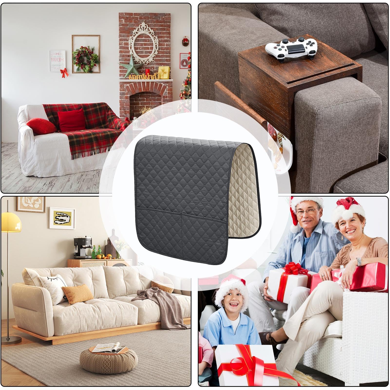 usefulbeauty Couch-Organizer, Armlehne, Liege, Seitentasche, Aufbewahrung - Couch Sessel Caddy