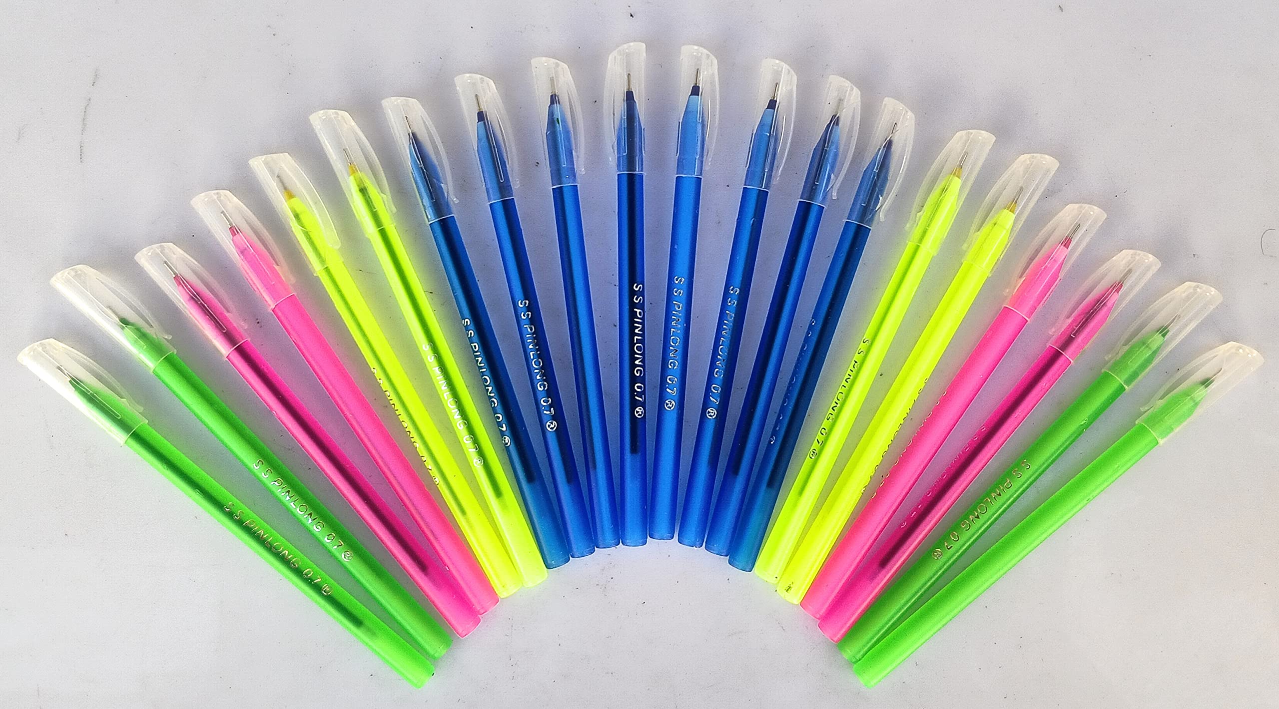 0.7 Point Pin Long Pen | Set Of 40 Pens | Smooth & Fast Writing Ball Pen (Pin Long 0.7)