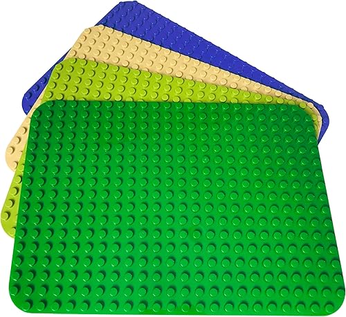 Apostrophe Games Placas base de bloques de construcción grandes compatibles con todas las principales marcas  15 x 10 pulgadas para ladrillos de