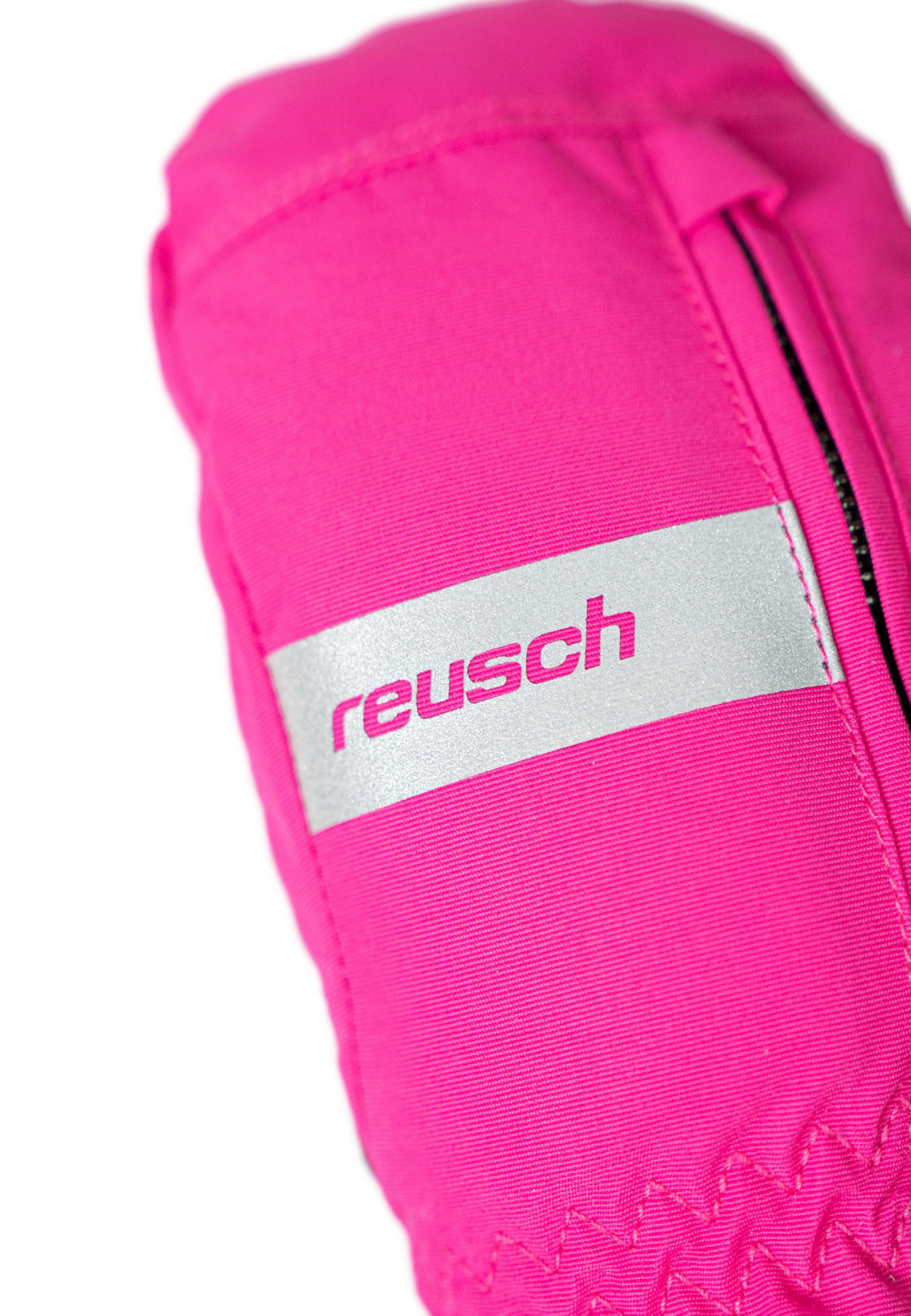 Reusch Moritz Mitten - Manoplas cálidas, Resistentes al Viento y Transpirables, Guantes de Invierno para bebés, niños y niñas con práctico Cierre de Cremallera