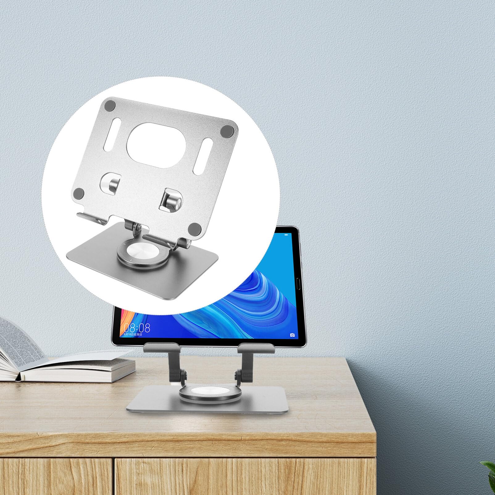Gatuida Supporto da Tavolo in Alluminio per Tablet Supporto Regolabile da Scrivania