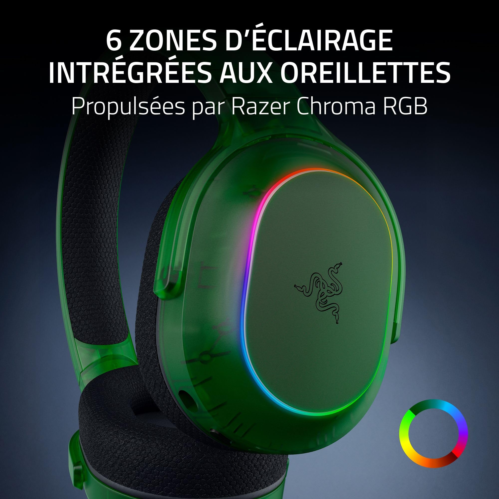 Razer Barracuda X Phantom Green Edition - Wireless Cross-Platform