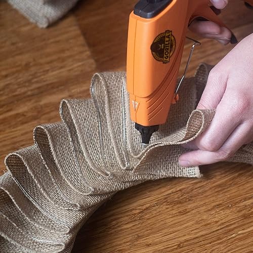 Miniatura 8 de Gorilla Kit de pistola de pegamento caliente de doble temperatura con 30 barras de pegamento caliente, 1 paquete - pistola de pegamento + 30 varillas