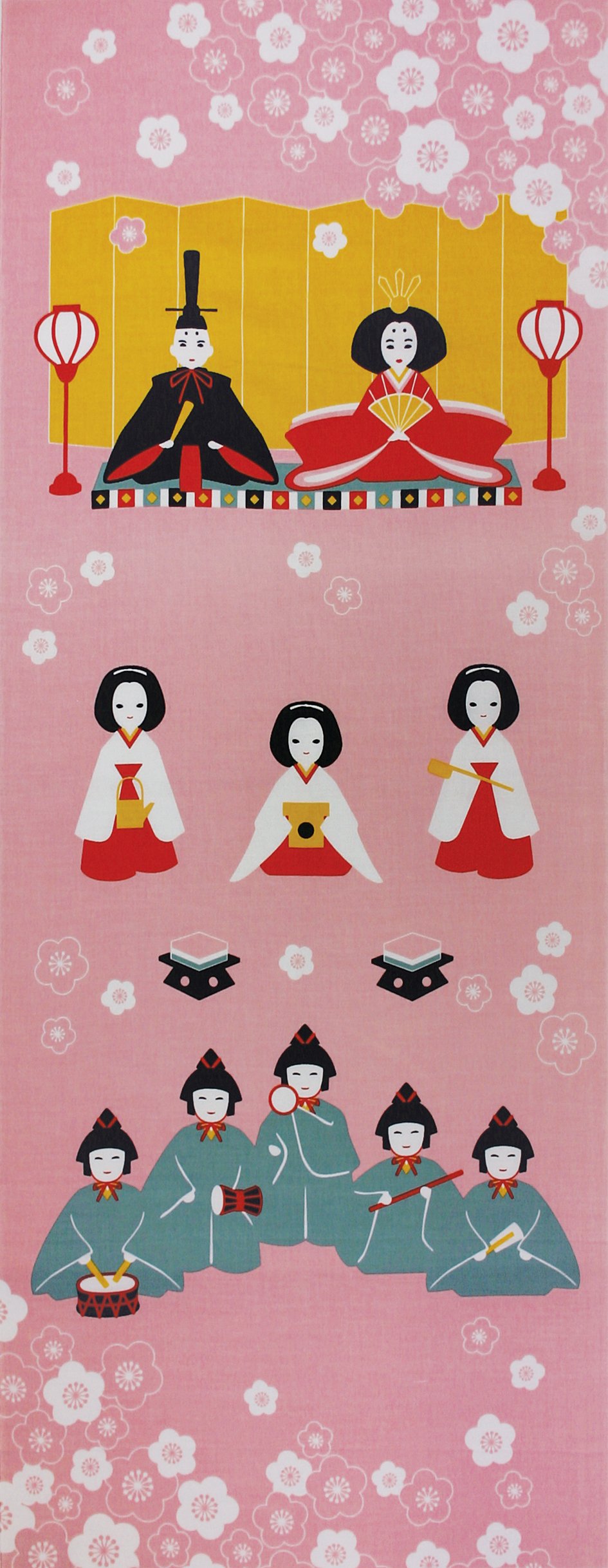 Amazon｜前田染工 四季彩布 てぬぐい 「ひな祭り」｜手ぬぐい - ホーム