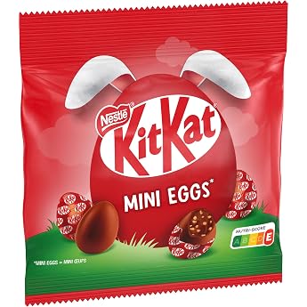 Nestl  KitKat Mini Eggs Small Chocolate Eggs Made of Milk Chocolate with Creamy Filling and Crispy Pieces Pack of 1 1 x 90 g