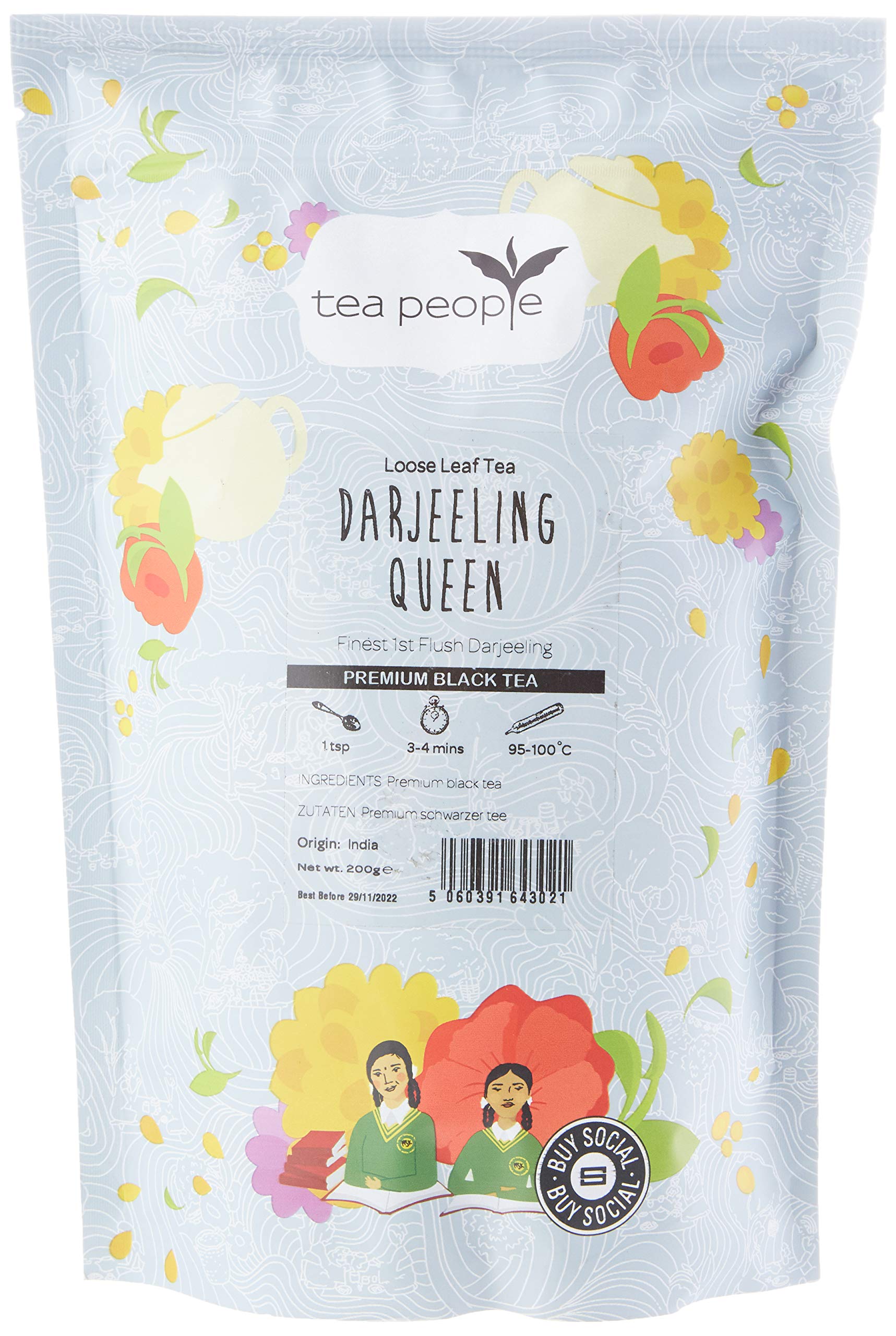 Tea People Darjeeling Queen - 200g Refill Pack