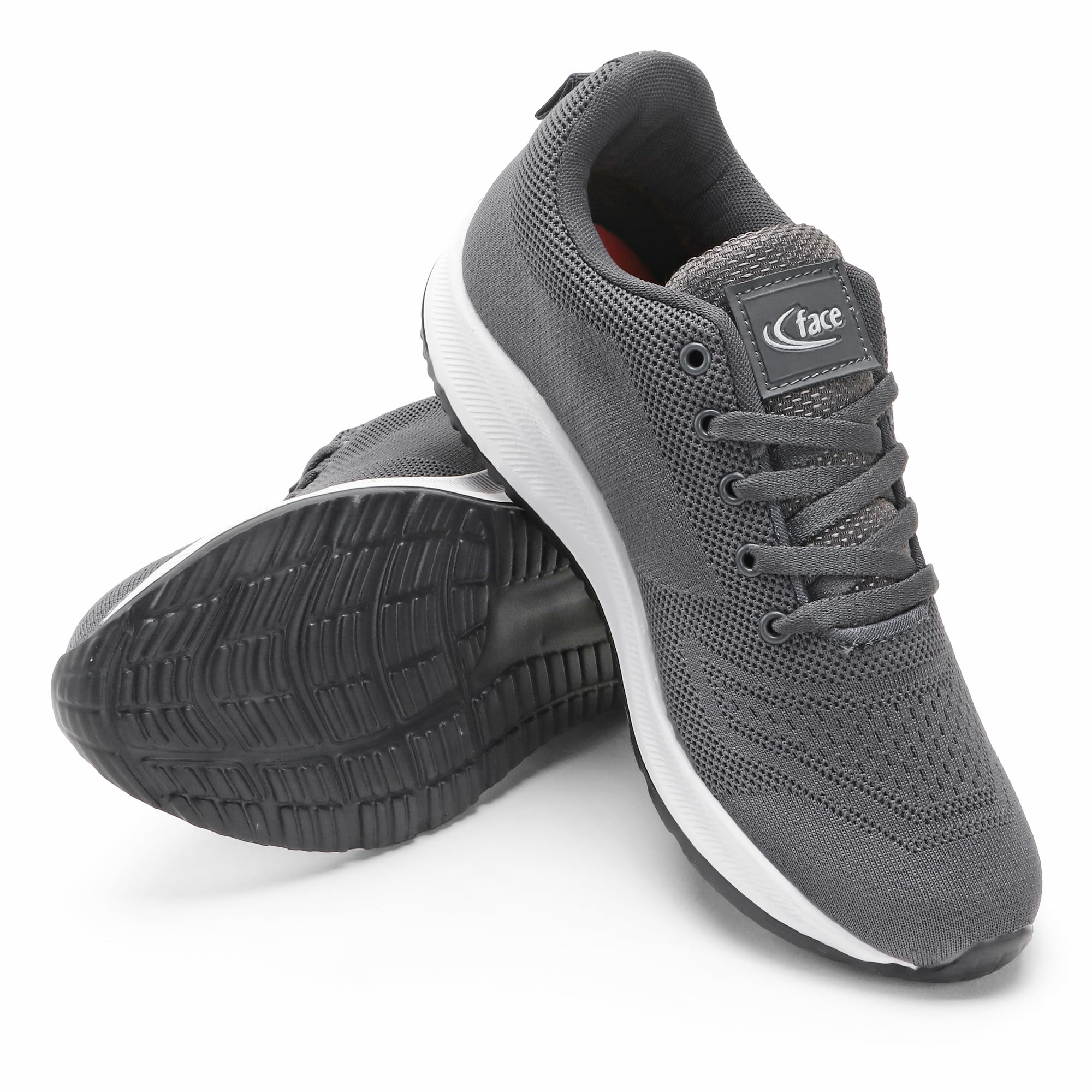Memory Foam Mens Running Shoe|Sports,Gym,Training,Walking,Jogging,Casual | Lightweight & Comfortable|Loafer Sneakers Lace-Up Athletics Moccasins Slipon for Gent's & Boy's Grey-image-3