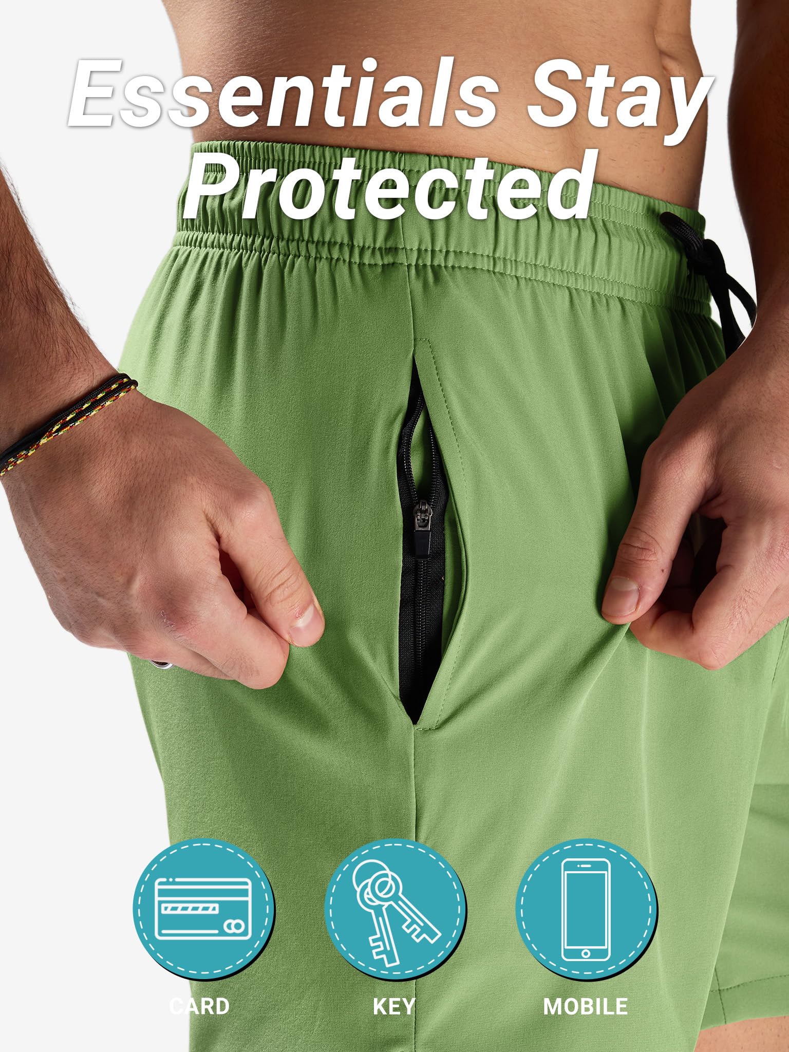 Arcweg Pantaloncini da Bagno Uomo Asciugatura Veloce Calzoncini da Bango Mare Beach Costume da Bagno Fodera Rete con Taschino e Coulisse Trunks