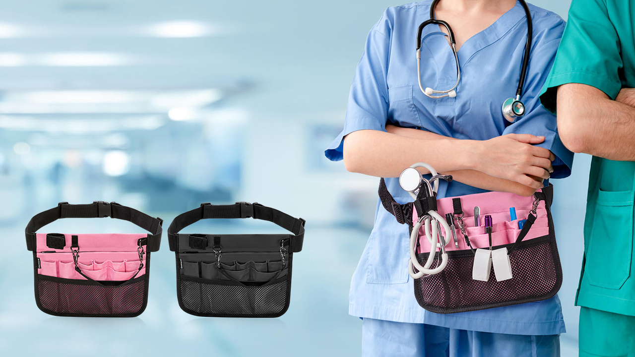 Sac Banane D'infirmière Médicale, Ceinture D'outils D'infirmière Pour Femmes, Sacs D'infirmière Pour Fournitures De Travail Avec Organisateur De Poche De Sac, Multi Compartiment Nouveau | FR