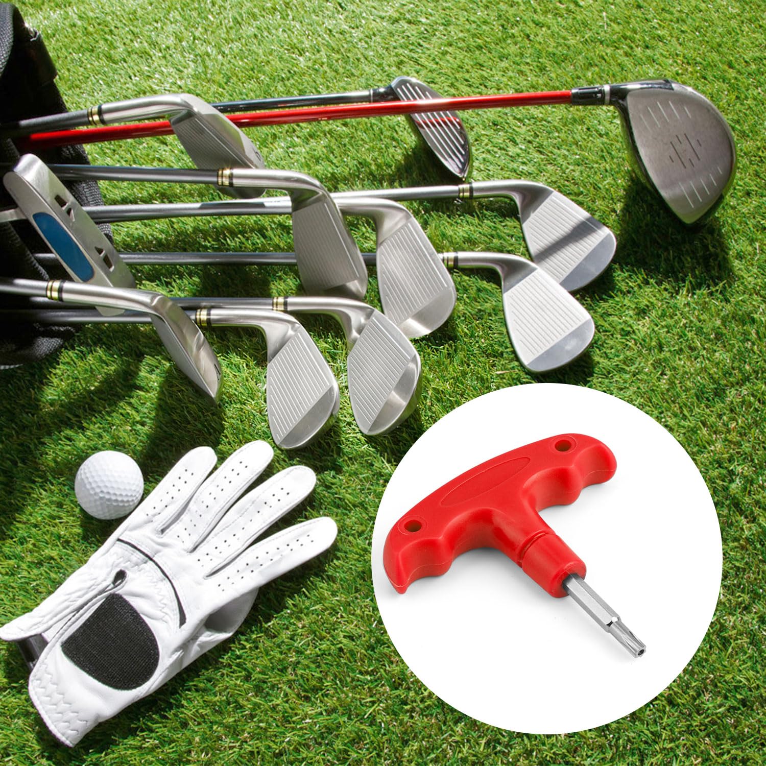 Chiave Dinamometrica Per Golf In Acciaio S2 - Impugnatura Ergonomica Per Regolazione Testa E Albero