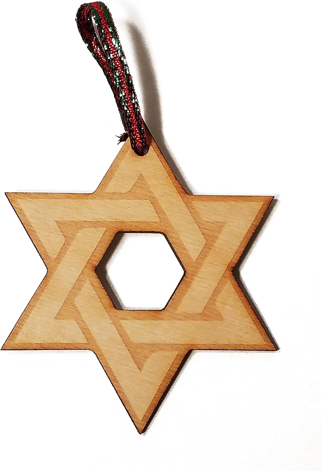 Star of david christmas ornament