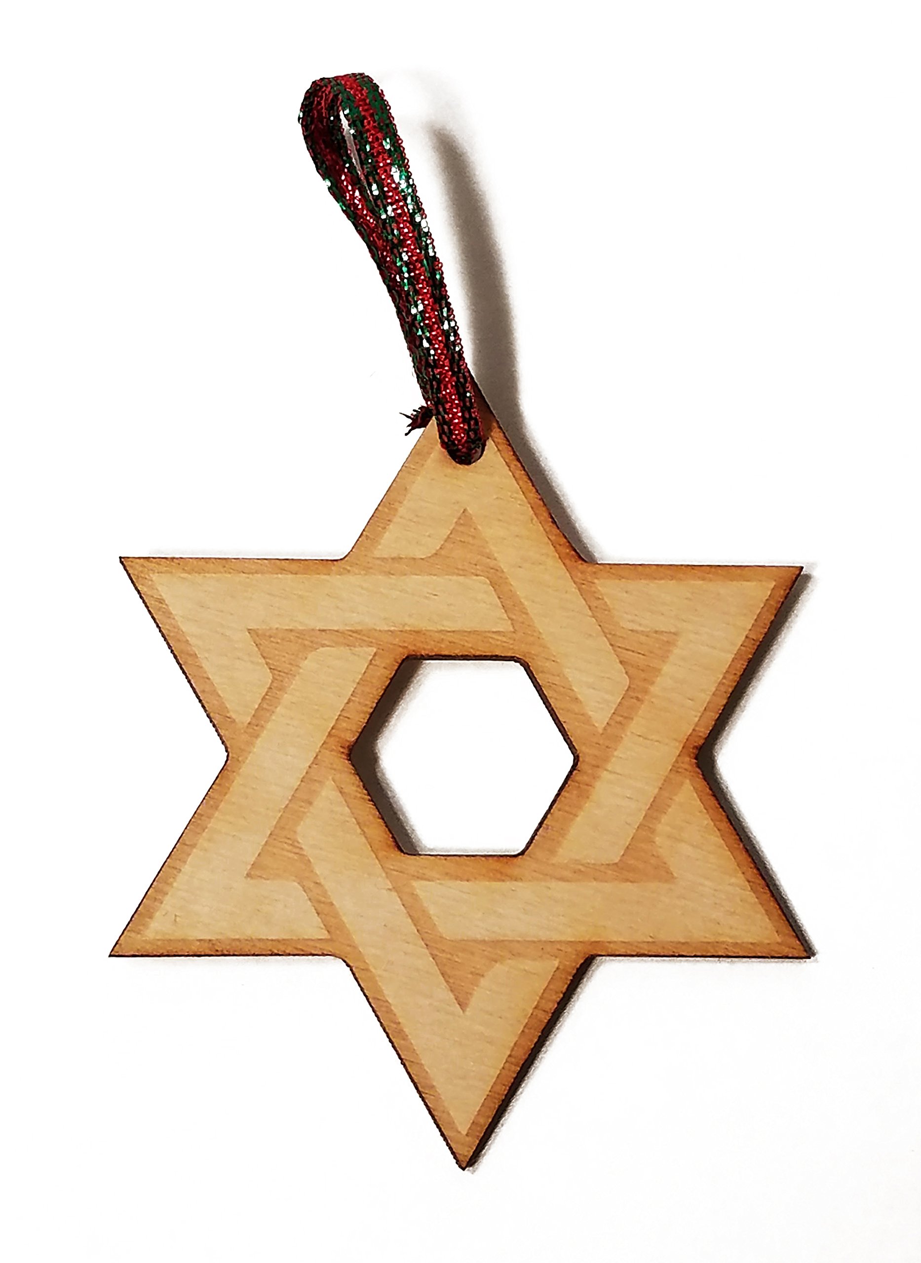 Jewish star christmas tree ornament Clearance