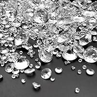 Vista 8 de 100 PIEZAS de Gemas de Diamante de Acrílico, Diamantes de Acrílico Dorados de 1 Pulgada, Gemas Falsas de Acrílico para Rellenar Jarrones, Gemas