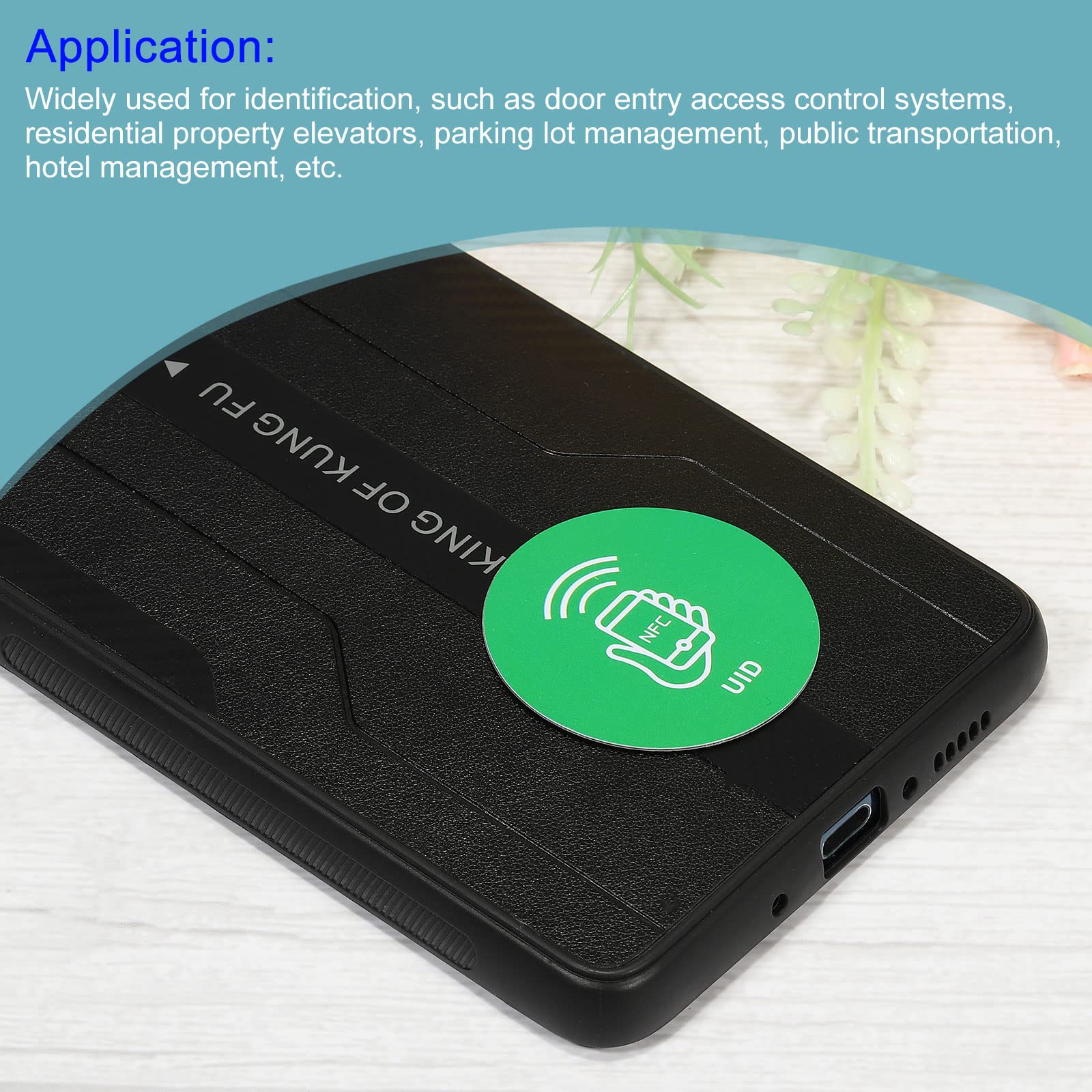 Amazon.co.jp: uxcell NFCタグステッカー UID RFIDICラベル 13.56MHz