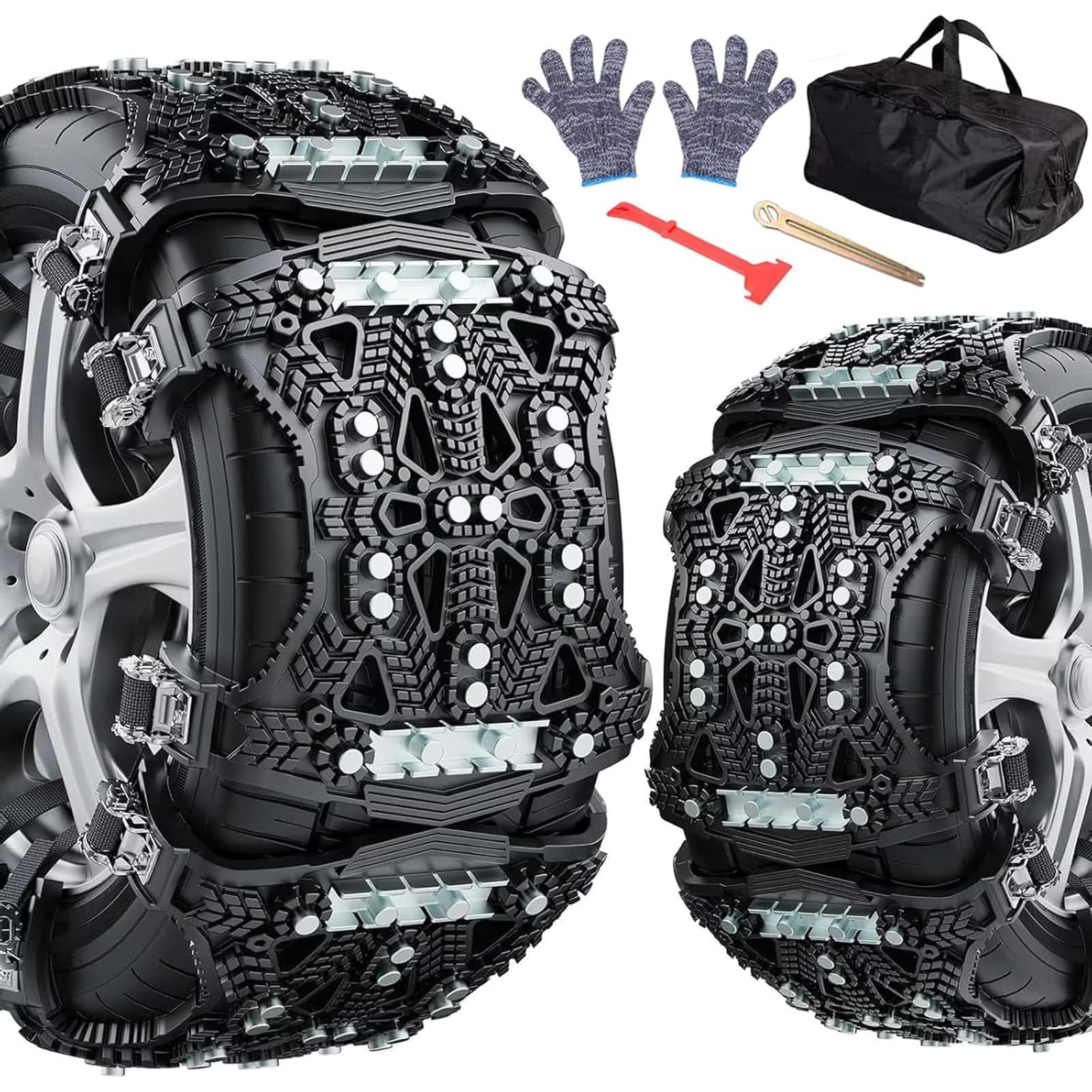 タイヤチェーン 非金属 235/55R17 6個入り 軽自動車 スノーチェーン