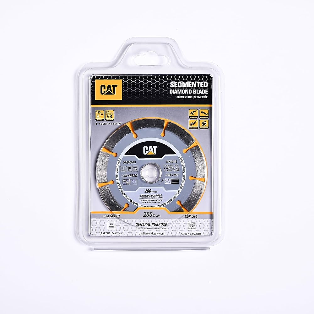 Cat® Genuine OEM 4.5-inch Segmented Rim Diamond Saw Blade