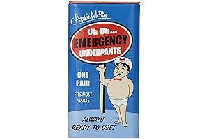 Accoutrements Emergency Underpants Gag Gift for 50th Birthday Men
