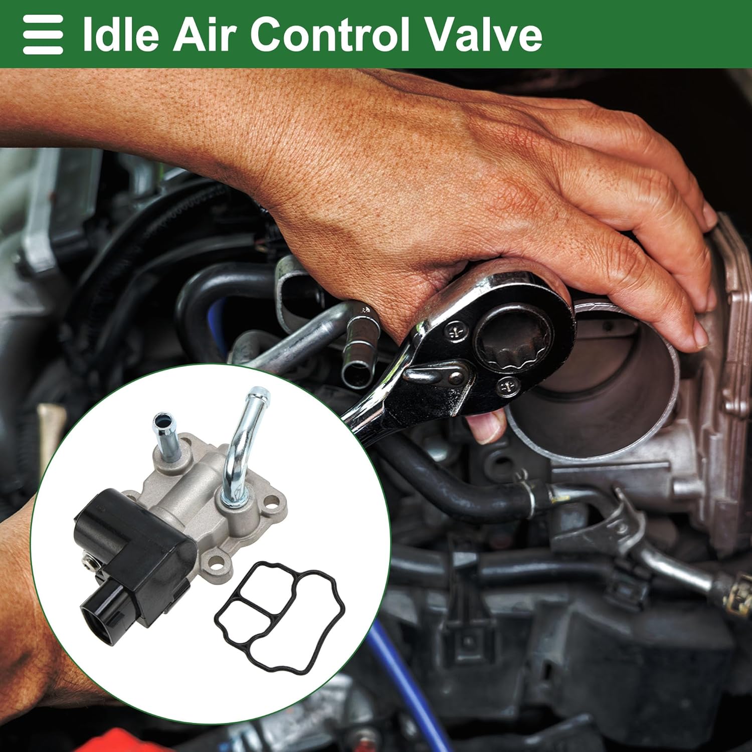 Car Idle Air Control Valve for Suzuki APV Replace No.1811776A31 Fuel Injection Idle Air Control Valve for Stable Engine Operation