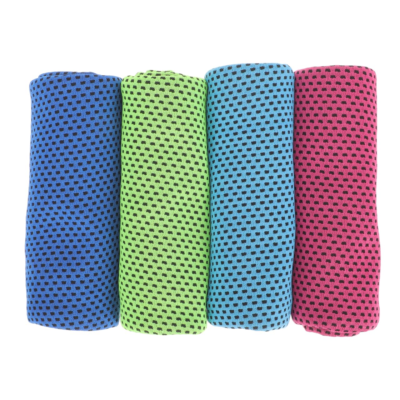 ifundom Sportkühltücher 4Er Set Hautfreundliche Kühlhandtücher 39.37X11.81 Zoll Mikrofaser Schweißabsorbierende Leichte Handtücher Für Fitness Yoga Laufen Radfahren Outdoor