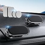 Magnetic Phone Holder Car[2 Pack] Car Phone Holder,Cell Phone Holder Car 360 Adjustable, Support Cellulaire Auto Dashboard car Mount Fits Samsung iPhone etc All Smartphones