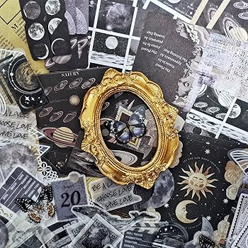 Amazon.co.jp: コラージュ 素材 シール 詰め合わせ フレークシール