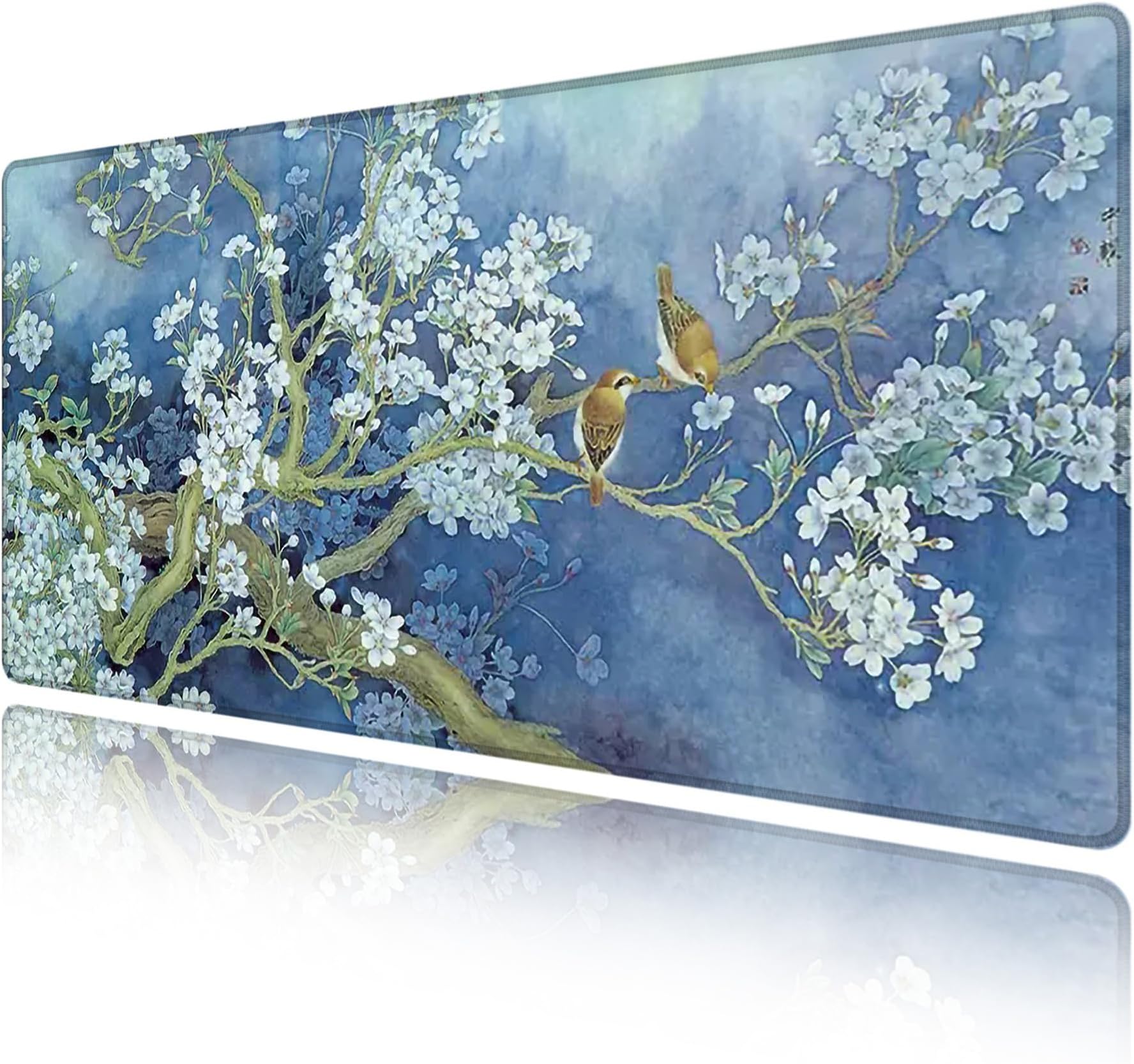 LL-COEUR 1000 x 500 x 3 mm Extended Non-slip Mousepad Large Gaming Mouse Mat Long Table Desk Pad (Apricot)