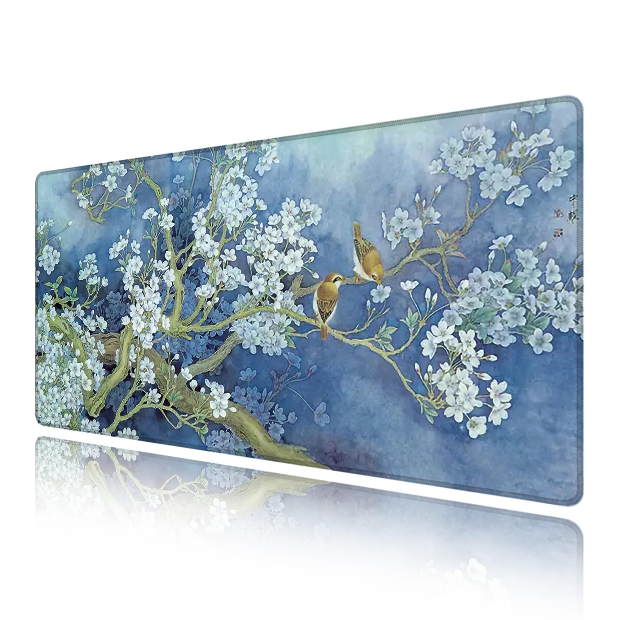 LL-COEUR 1000 x 500 x 3 mm Extended Non-slip Mousepad Large Gaming Mouse Mat Long Table Desk Pad (Apricot)