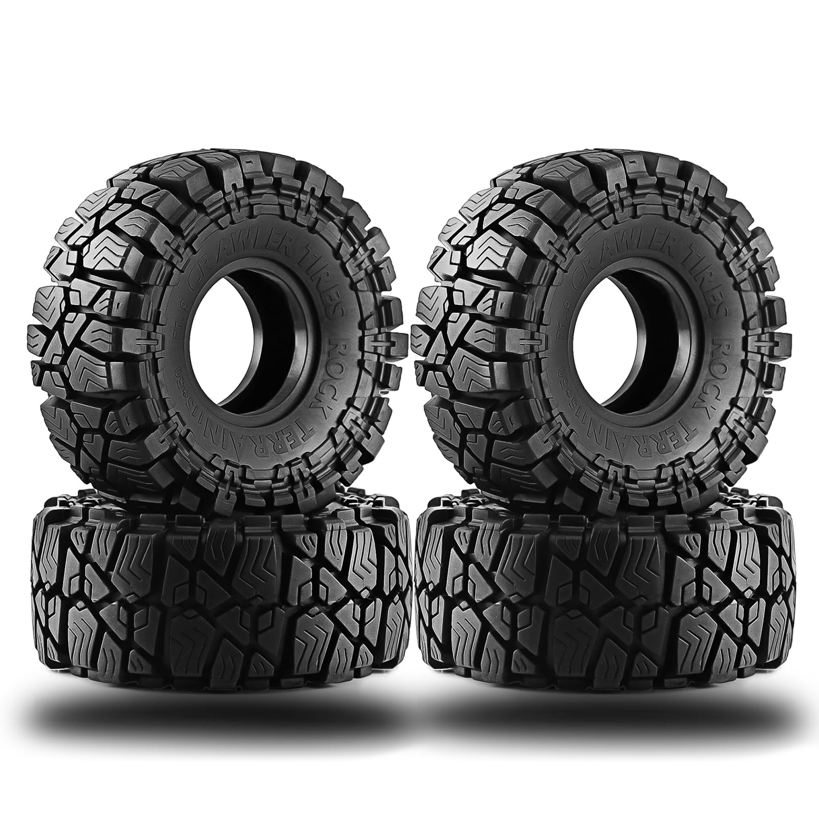 Traxxas TRX4 TRX6 などにタイヤ4本セット 1台分 接着済み