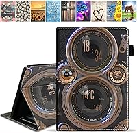 Vista 18 de Funda para tableta Yaxa Fire Max 11 (11 pulgadas, 13ª generación, versión 2023), funda de piel sintética con ranura para tarjeta y apagado