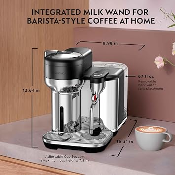 Nespresso Vertuo Creatista Coffee & Espresso Maker by Breville
