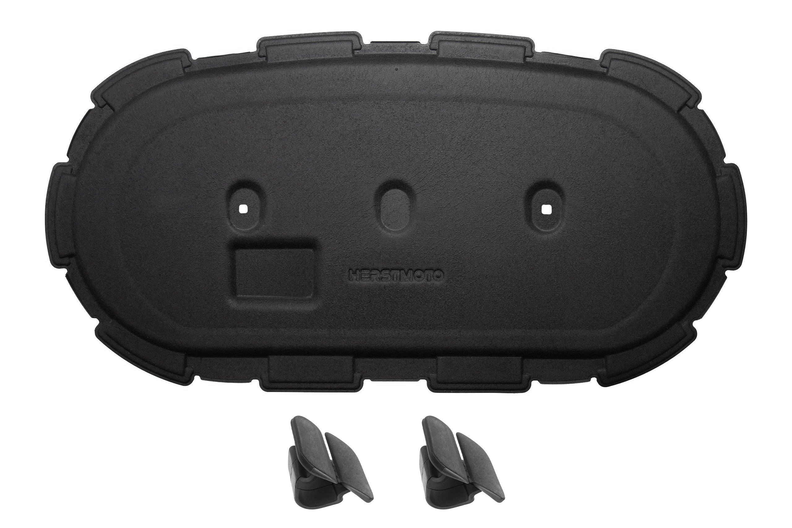 GEPCO 5FA863831 - Alfombrilla aislante para capó del motor con clips compatible con CUPRA FORMENTOR a partir de 2020, Seat Leon Combi a partir de 2020, Seat Leon Hatchback a partir de 2020