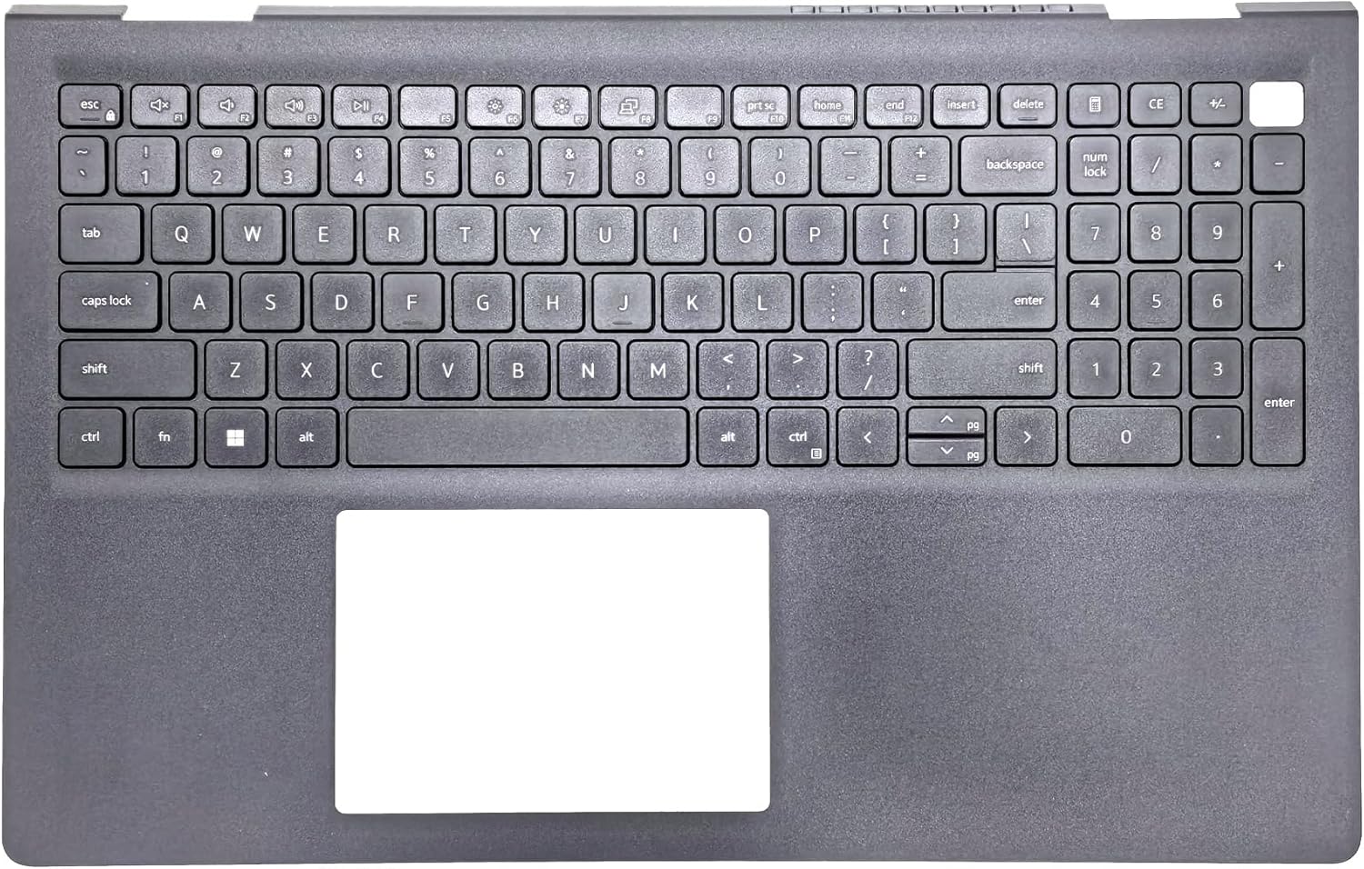 Replacement Upper Case Palmrest for Dell Inspiron 15 3510 3511 3515 3520 3525 Series Laptop with US Layout Non-Backlit Keyboard Assembly Top Cover (USB-A Non-Backlit)