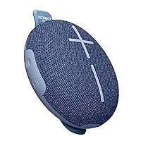 Ultimate Ears MINIROLL Altoparlante Bluetooth impermeabile ultraportatile, bassi potenti, resistente alla polvere IP67, raggio d’azione di 40 m – Majestic Blue