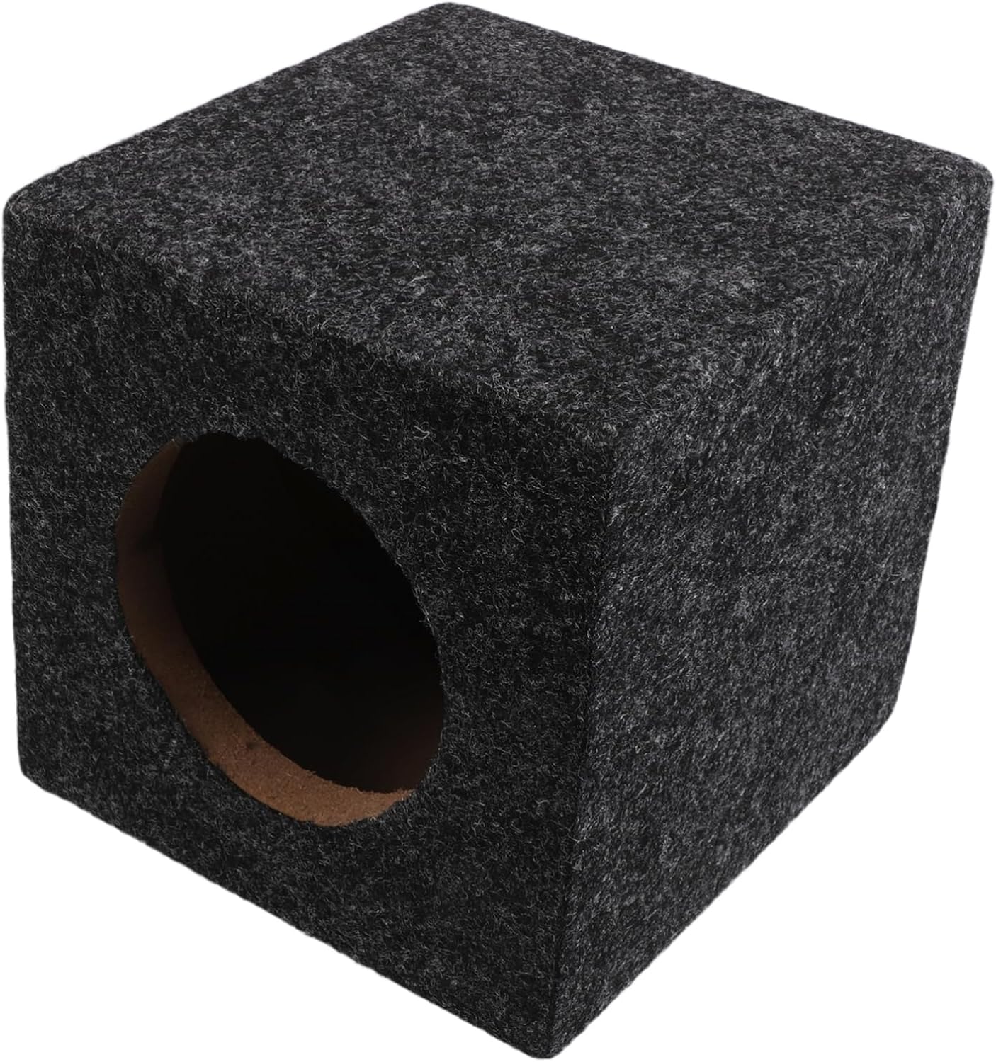 Ciieeo Square Wooden Subwoofer Enclosure Box for Car Audio Systems Durable Easy Installation Compatible with Speakers Versatile Color for Vehicle Upgrades