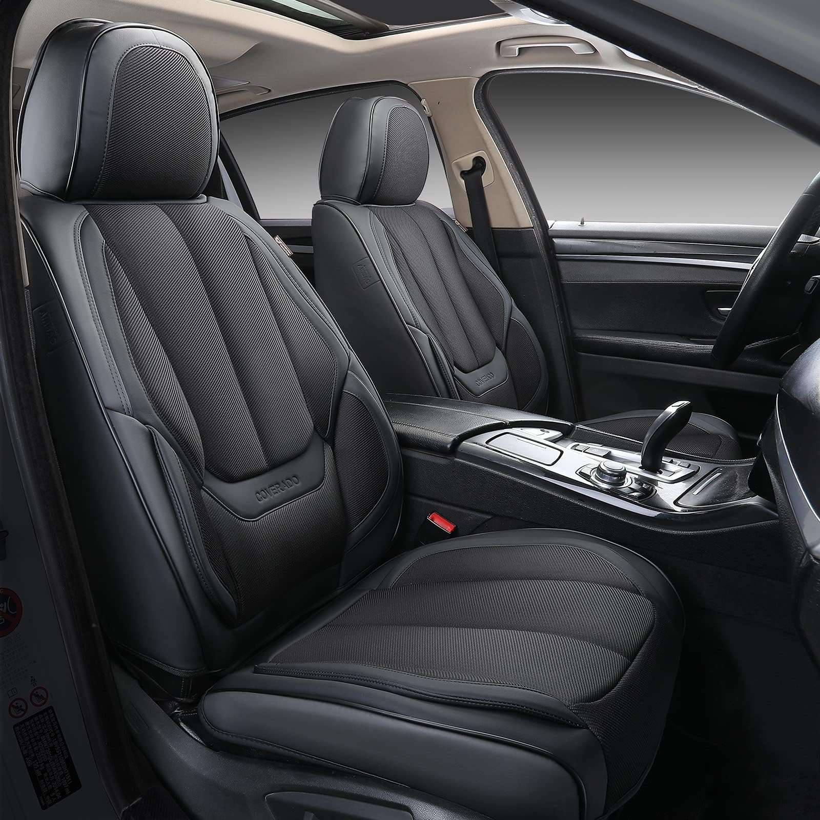 Flexzon FULL SET Black Car Seat Covers Universal Nigeria