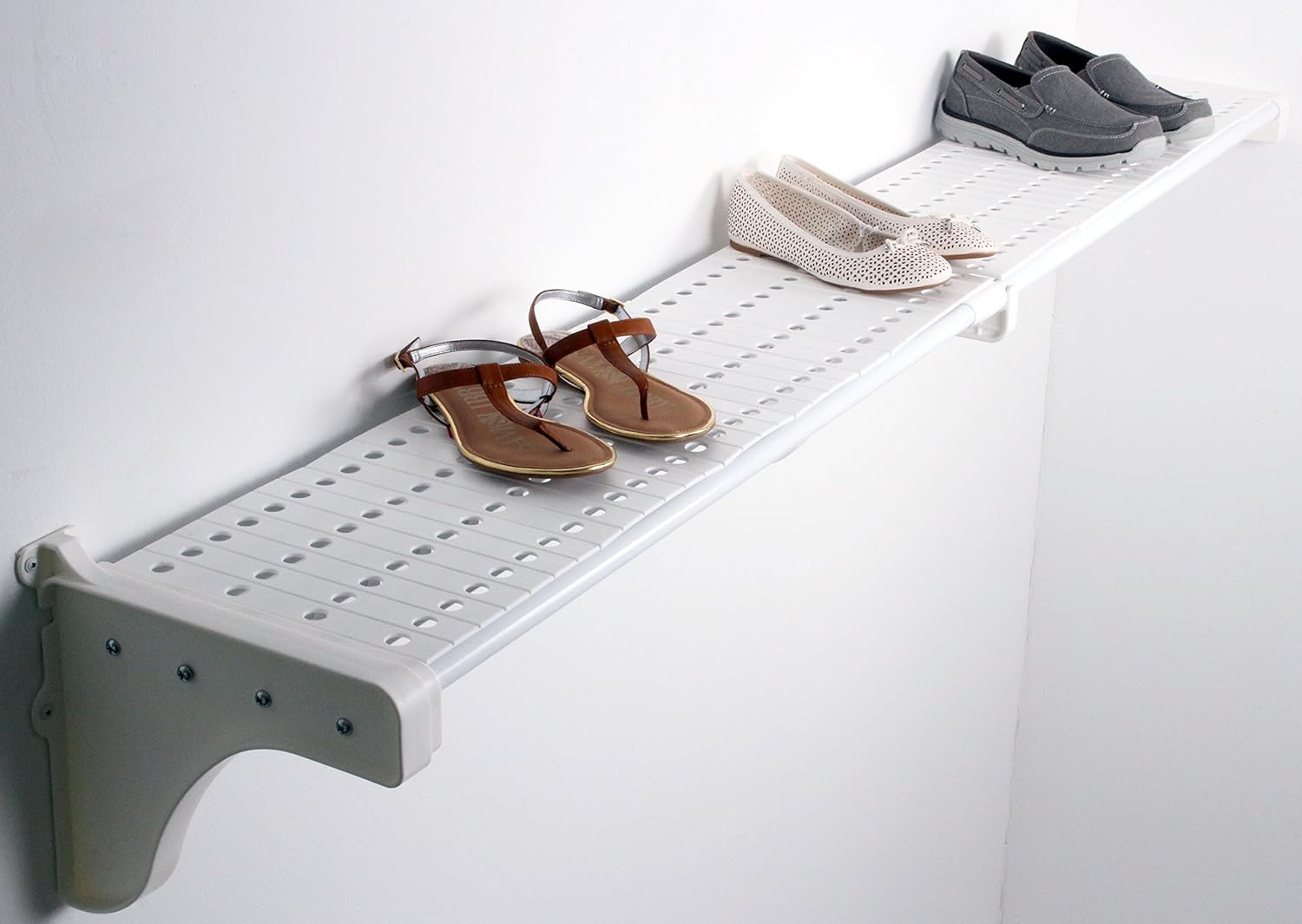 EZ Shelf - Shelf Top ACCESORY ONLY for Closet and Garage Shelves - White