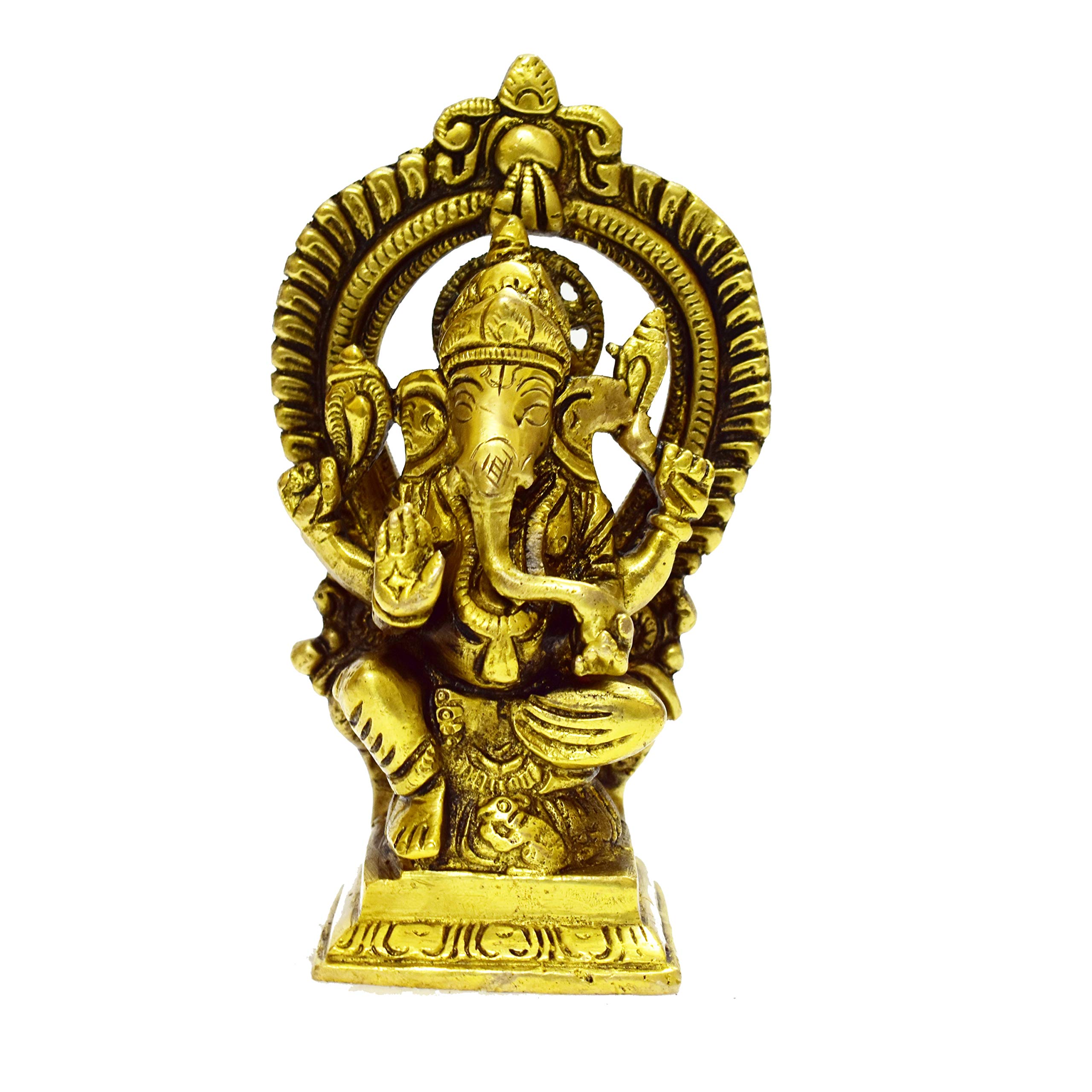 Vrindavan Bazaar Ganpati on singhasan