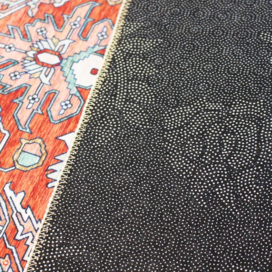 Amazon｜モケット カーペット ペルシャ柄 ラグマット 花柄4 絨毯